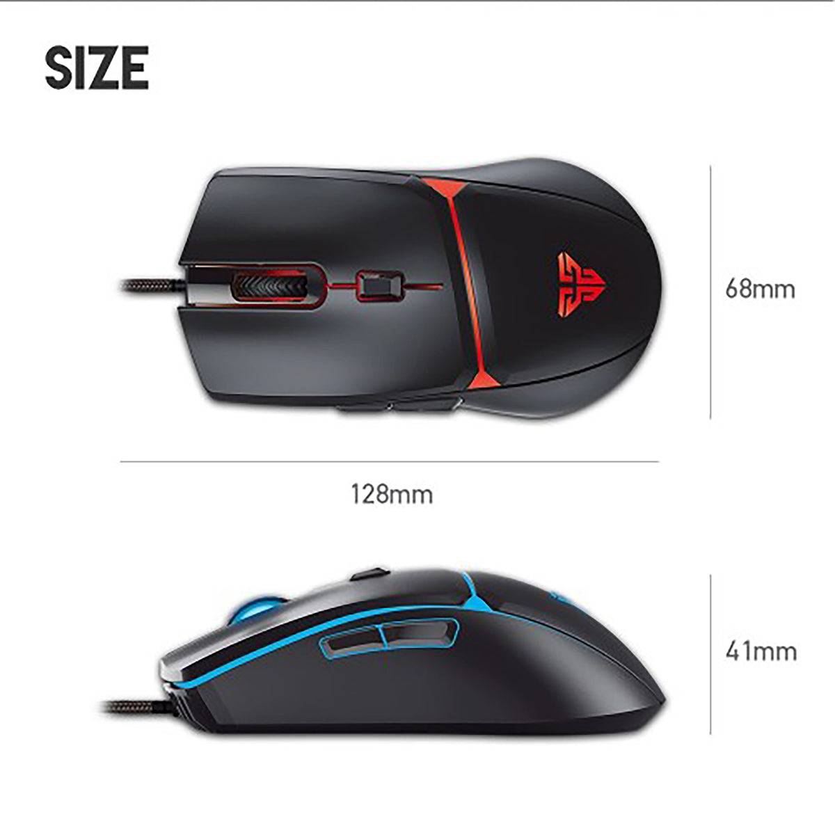 FANTECH VX7 CRYPTO 6 BUTTON USB GAMING MOUSE